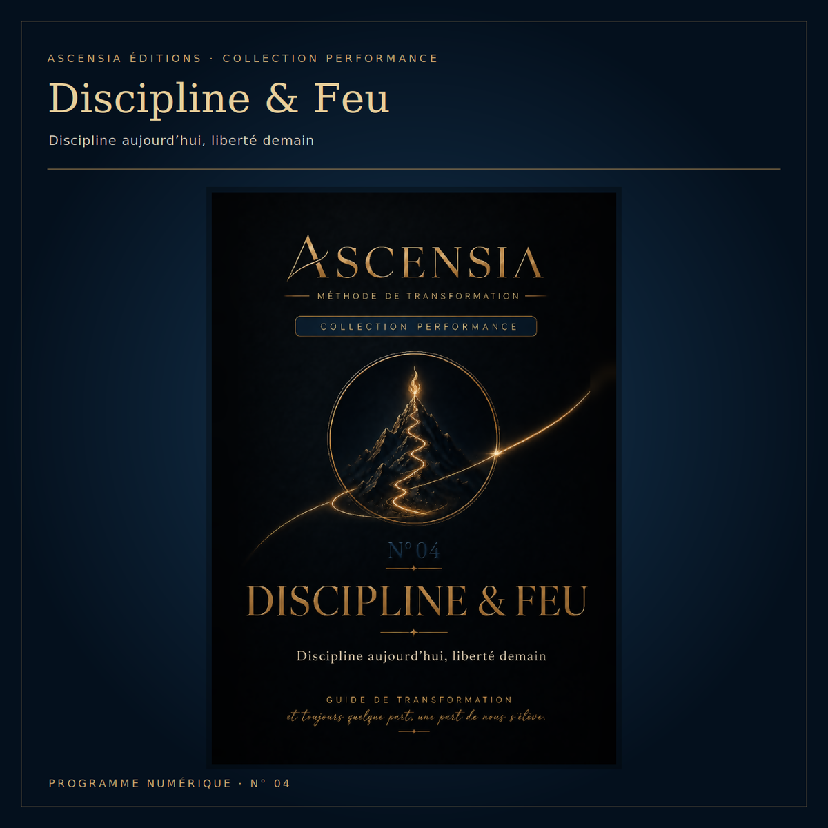Discipline & Feu — avance même quand la motivation diminue