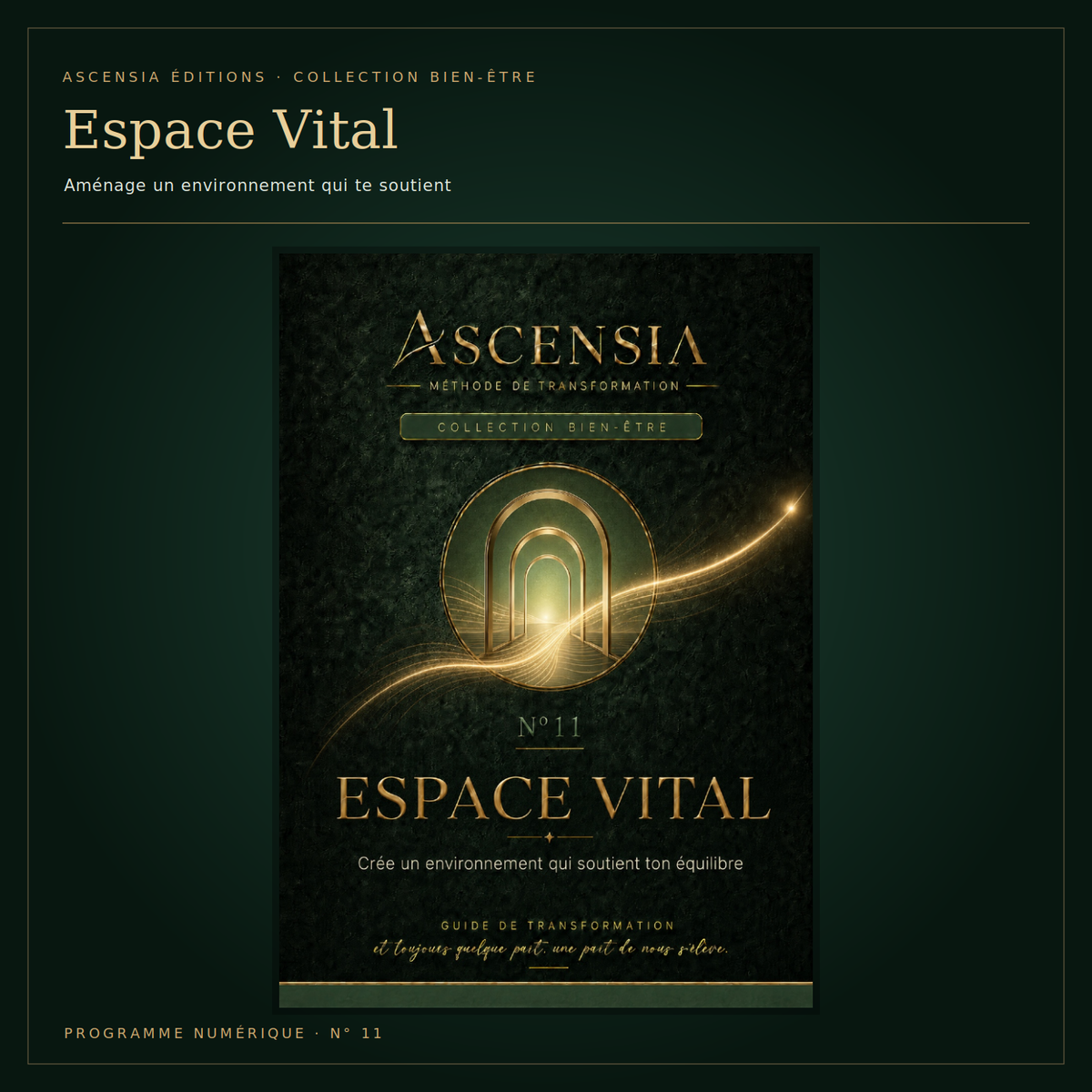 Espace Vital — crée un lieu de vie qui te soutient