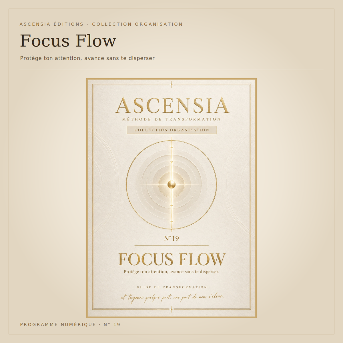 Focus Flow — protège ton attention, une session à la fois