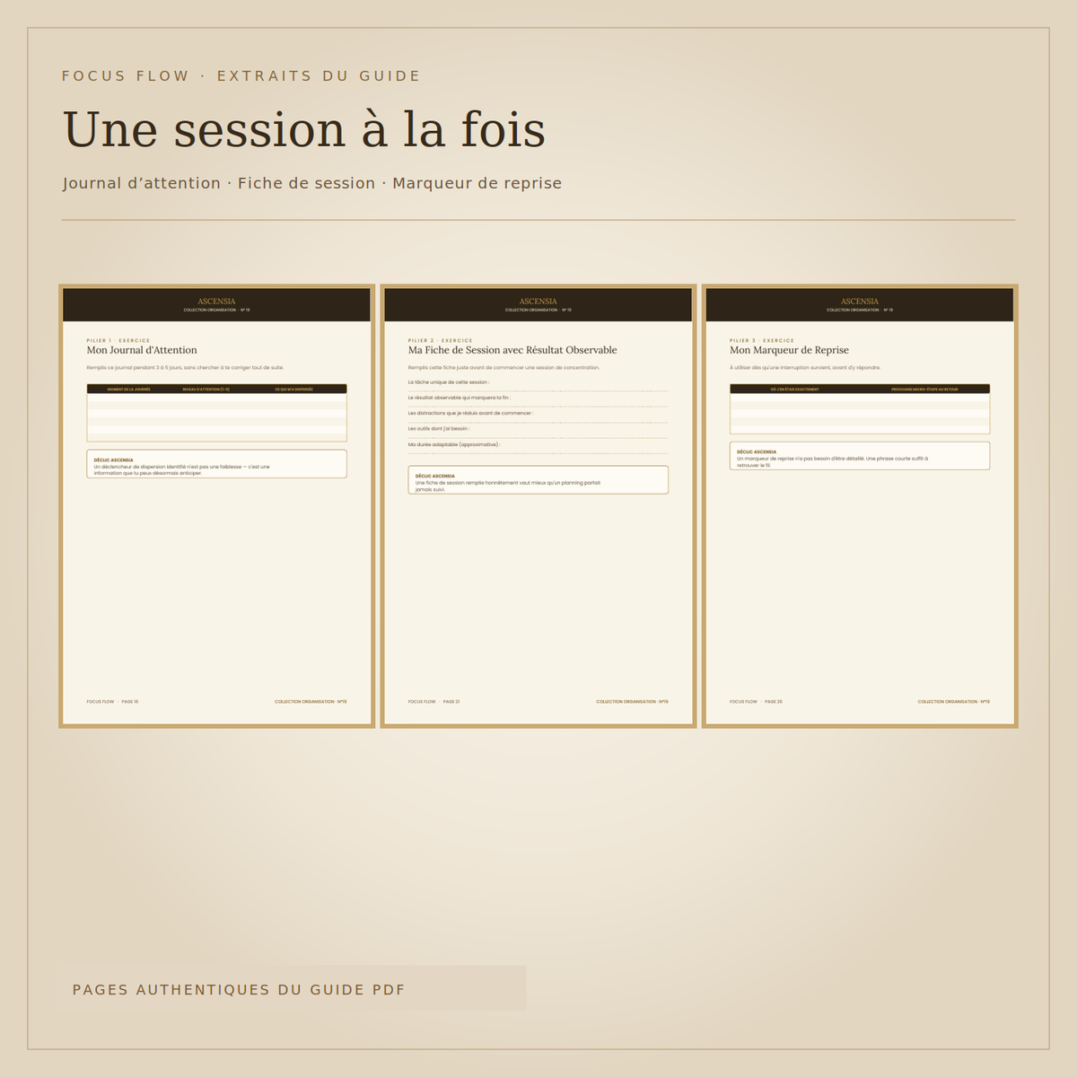 Focus Flow — protège ton attention, une session à la fois