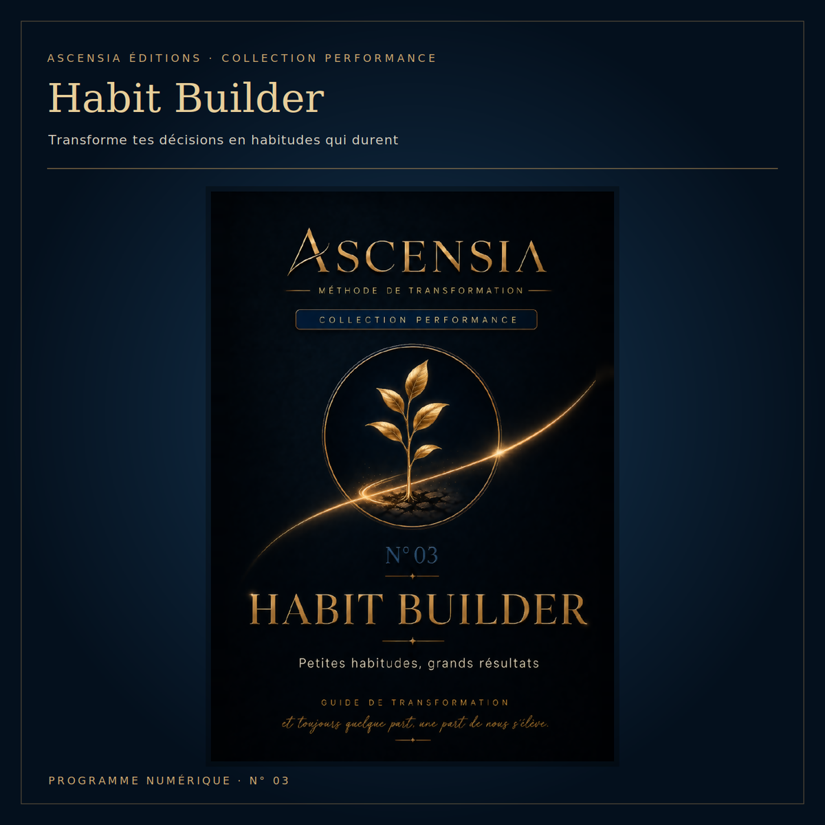 Habit Builder — construis des habitudes qui tiennent dans la vraie vie