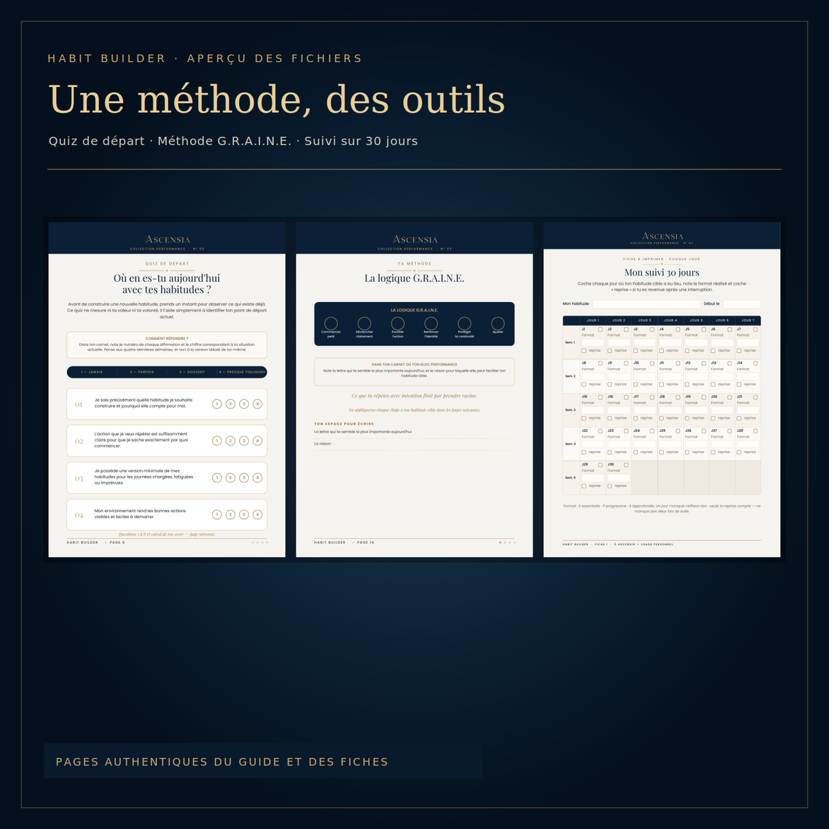Habit Builder — construis des habitudes qui tiennent dans la vraie vie