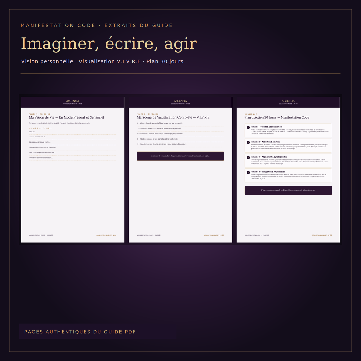 Manifestation Code — aligne ta vision et tes actions