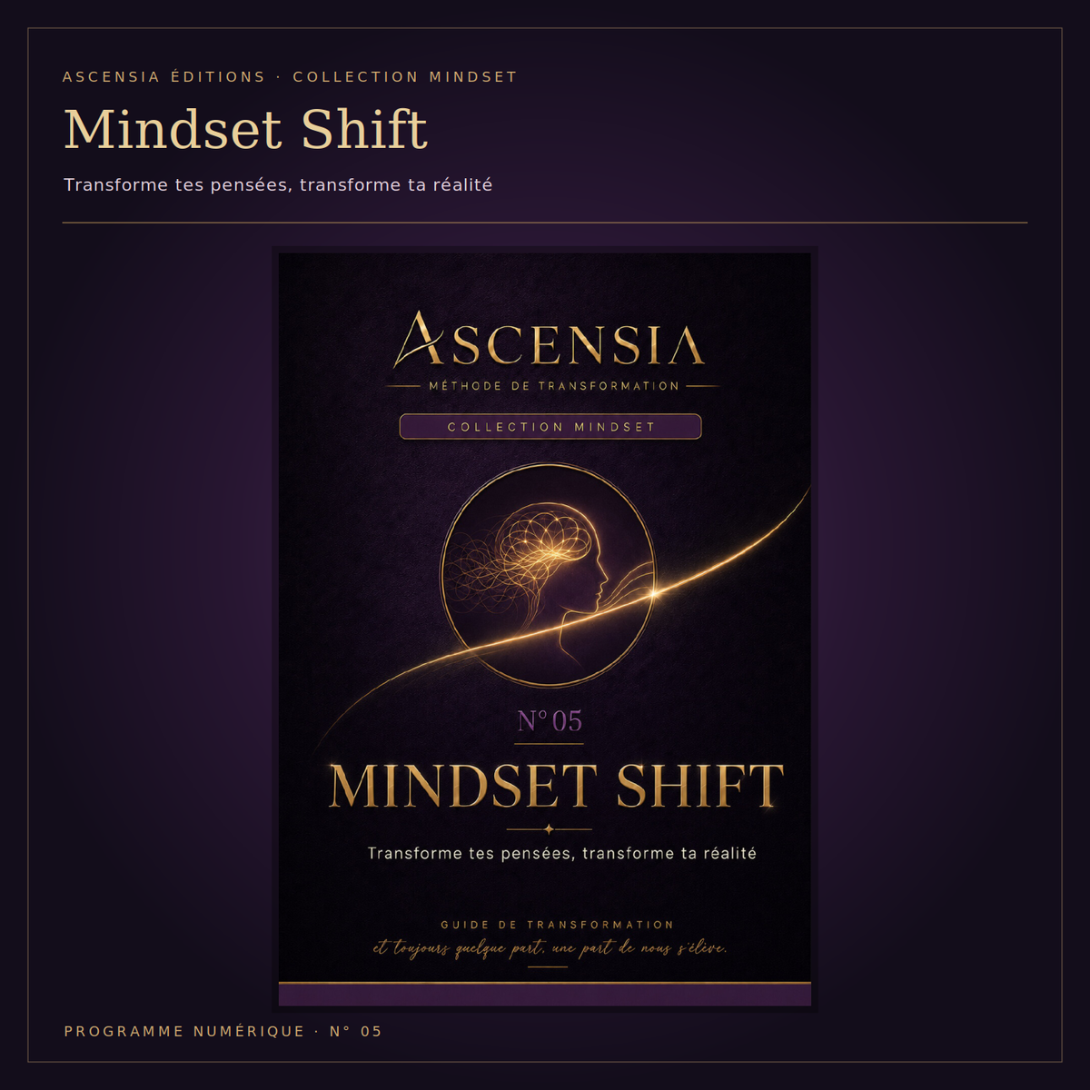 Mindset Shift — fais évoluer ton état d’esprit, un pas à la fois