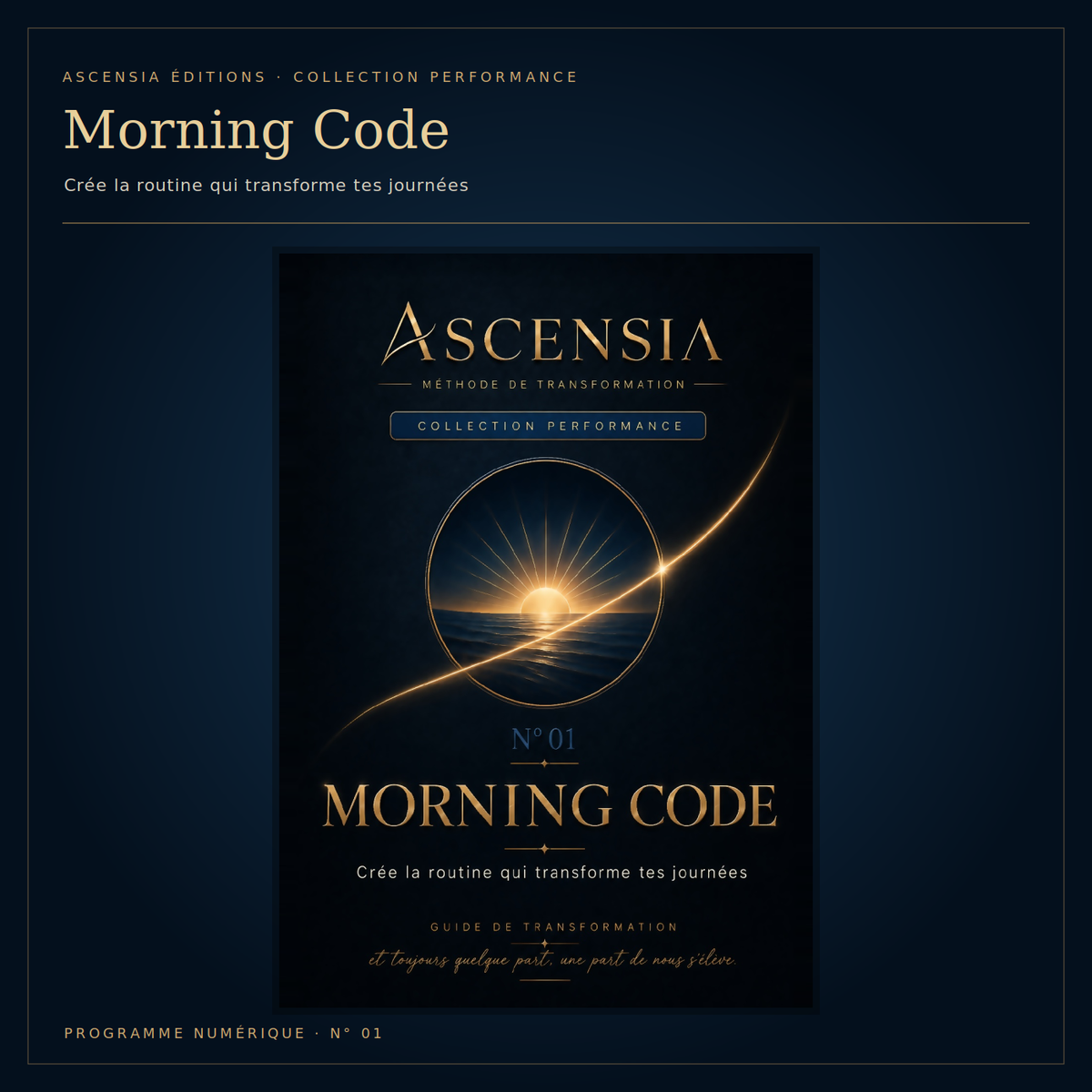 Morning Code — crée une routine matinale qui te ressemble