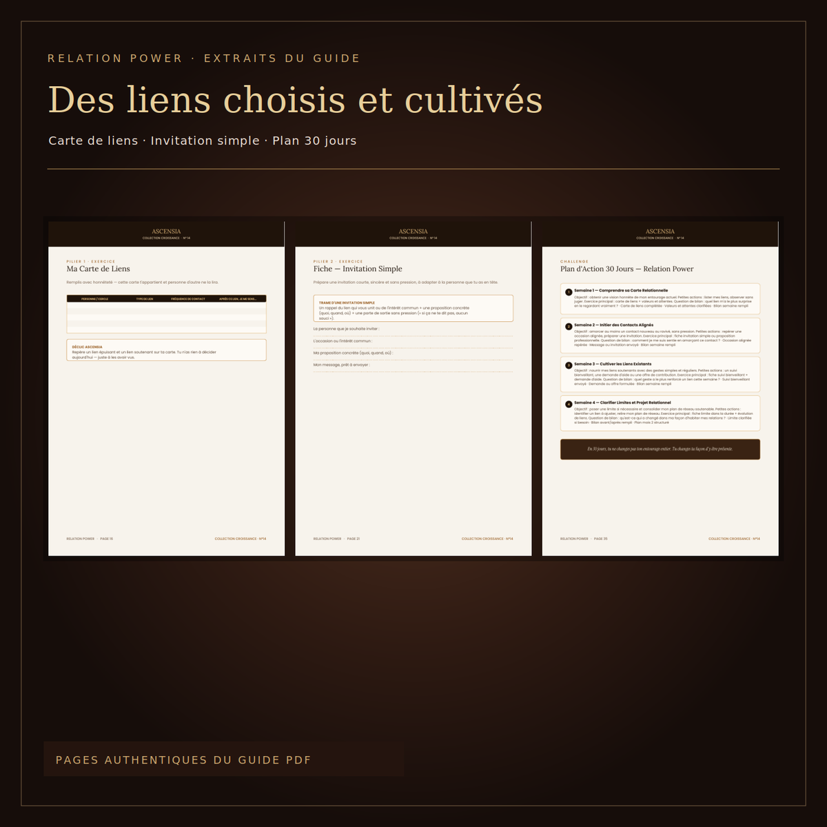 Relation Power — construis des liens qui te ressemblent