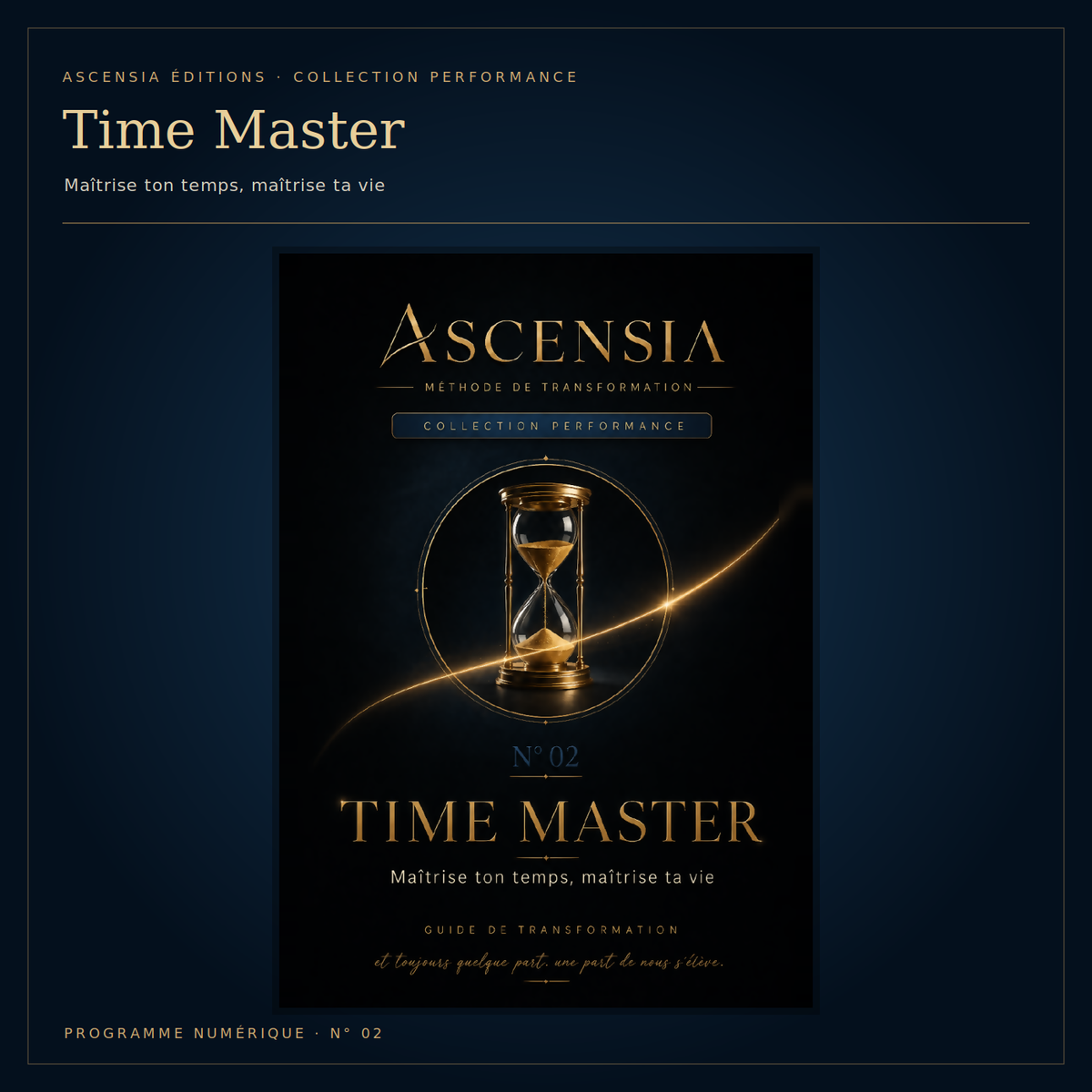 Time Master — reprends la direction de ton temps