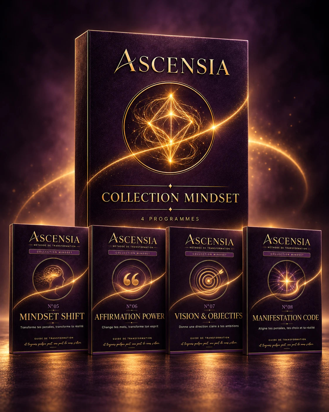 Visuel de la collection Mindset et de ses quatre programmes