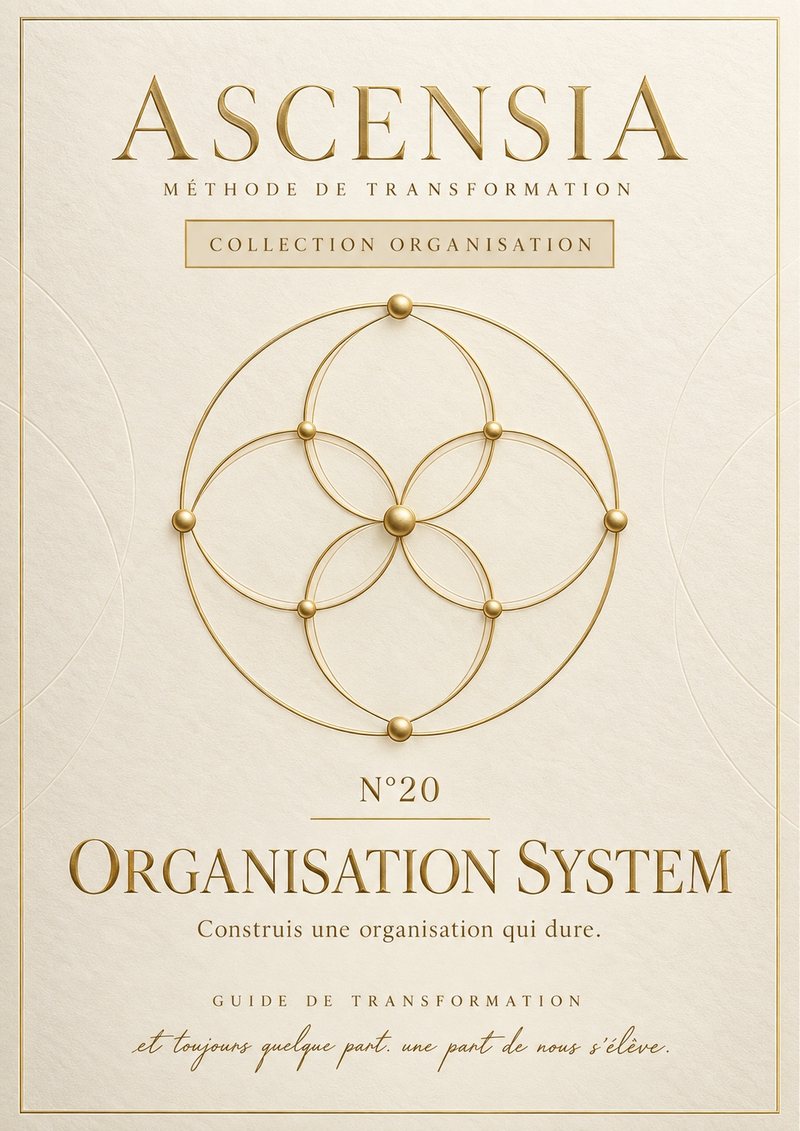 Couverture du programme Organisation System